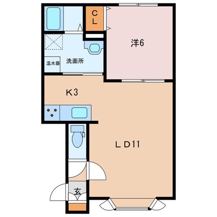 ウエストビレッジの物件間取画像